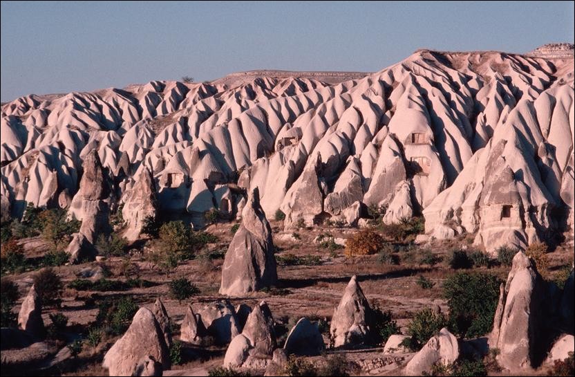 Rock formations near Goreme, Cappadocia, Turkey