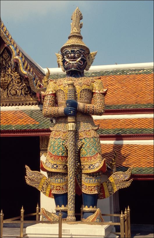Statue at the Grand Palace, Bangkok, Thailand