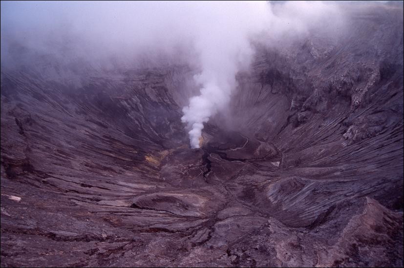 Inside Gunung Bromo crater, Java, Indonesia