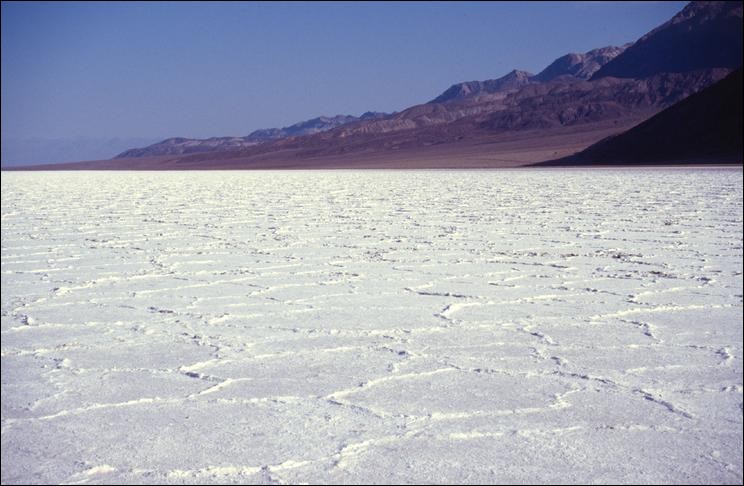Salt flats at Badwater, Death Valley, California, USA