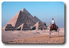 Me riding a camel at the Gaza pyramids, Cairo, Egypt