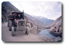 Tractor ride down the Gilgit Valley, Pakistan