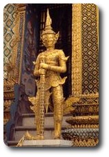 Statue at the Grand Palace, Bangkok, Thailand