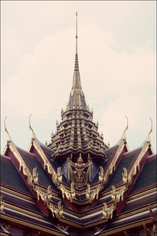 Roof of Dusit Hall, Grand Palace, Bangkok, Thailand